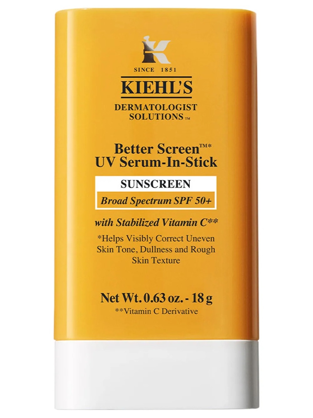 NWT Kiehl's Since 1851 Better Screen UV Serum-In-Stick Sunscreen SPF 50+